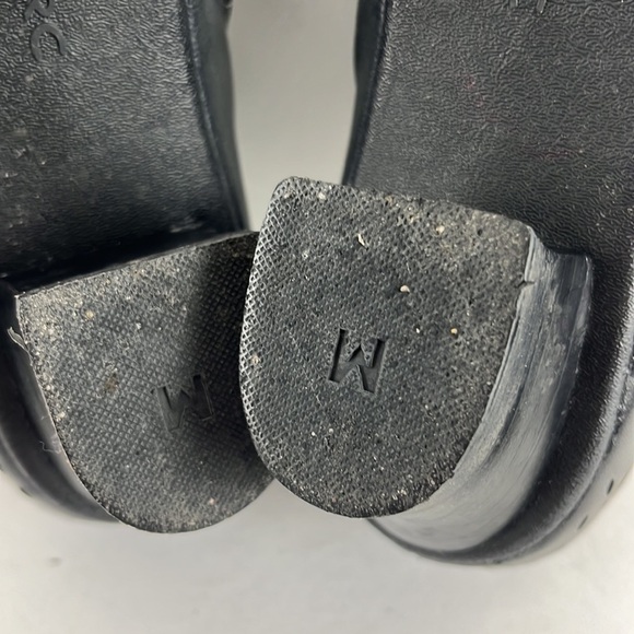 Marc Grey & Black Leather Booties w/ Eyelet Embellishments - Picture 11 of 13